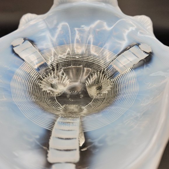 Northwood Glass- Vintage Jackson Pattern footed bowl. - Picture 5 of 7